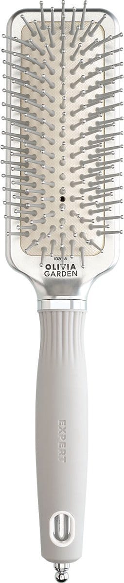 Olivia Garden - Care Rectangular - Nylon Silver - Haarborstel - S