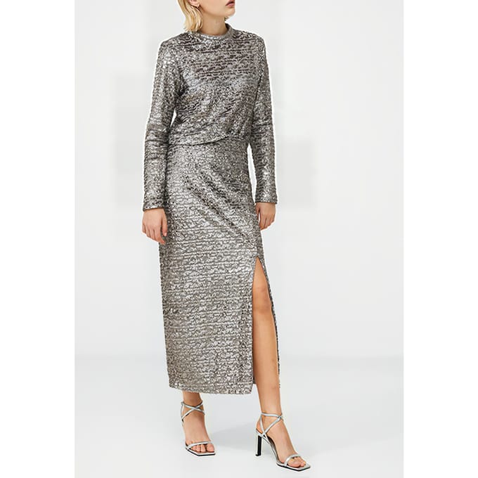 French Connection Adalynn Sequin Skirt Misc. Taglia: 8 | Minigonne Outlet | Donna