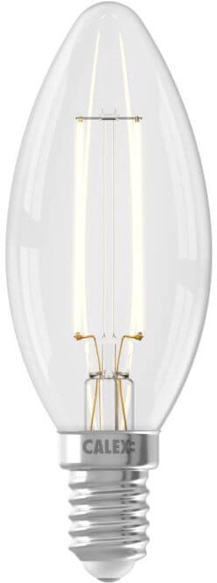 2 stuks - Calex - Led - kaarslamp - 3,5W (25W) E14 - Helder