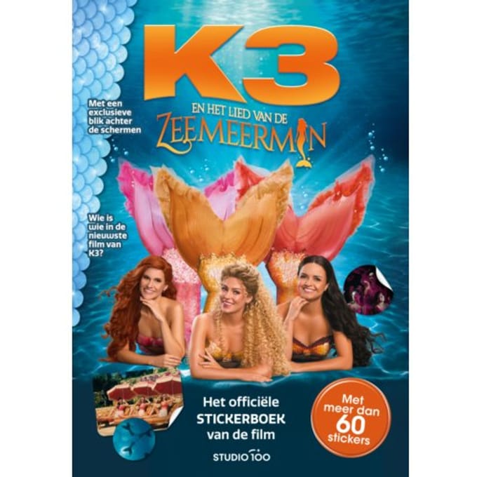 K3 : Filmstickerboek - Lied Van De Zeemeermin - K3 - Gert Verhulst