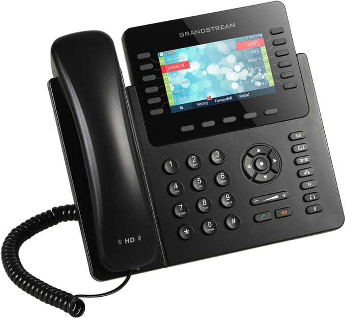 Grandstream Networks GXP2170 - Vaste telefoon - Zwart