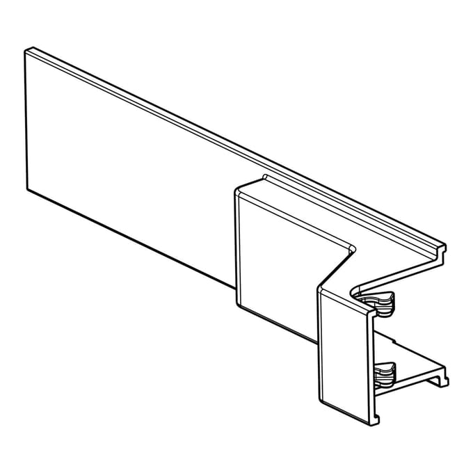 AEG deksel, scharnier, boven, 7802,198x41.6mm 140179527035