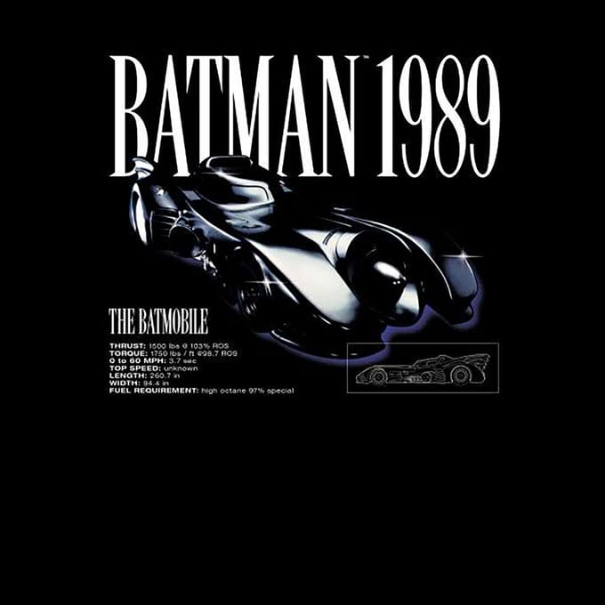 BATMAN Batmobile Sweatshirt - Black - L
