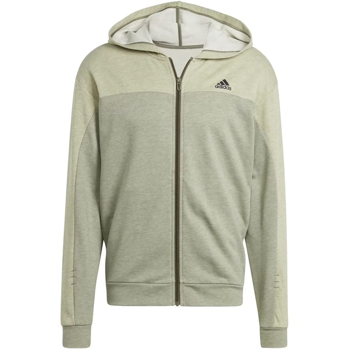 Gemêleerde capuchon met volledige rits adidas