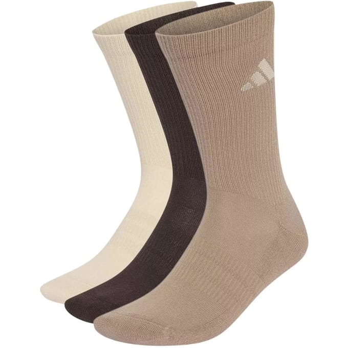 Adidas Essential Crew 3er Pack Sokken Beige