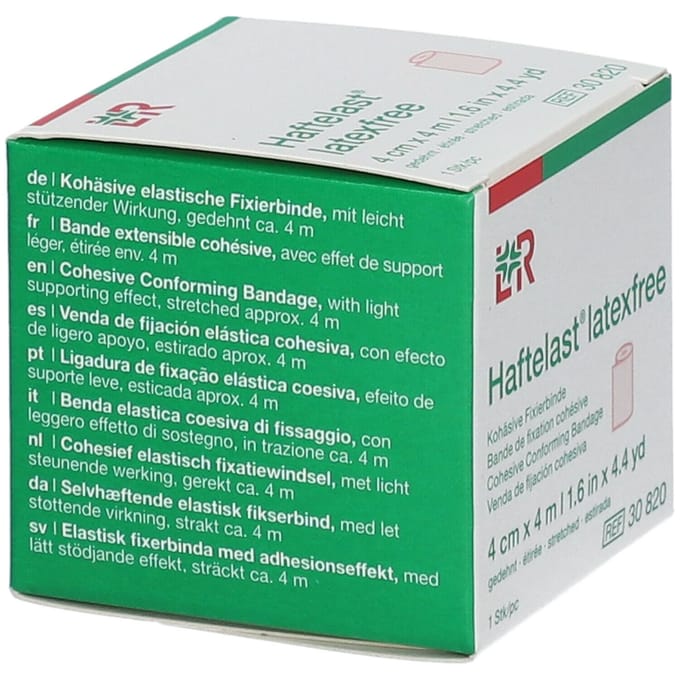 Haftelast Fixatiezwachtel 4cmx4m 30820 1 Verband