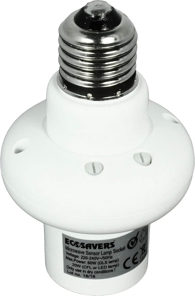 E27 microgolf bewegingsmelder lampvoet