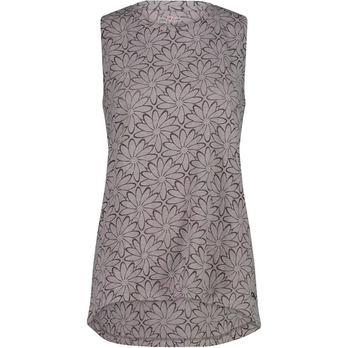 Verbleken jersey top met bloemenprint dames CMP