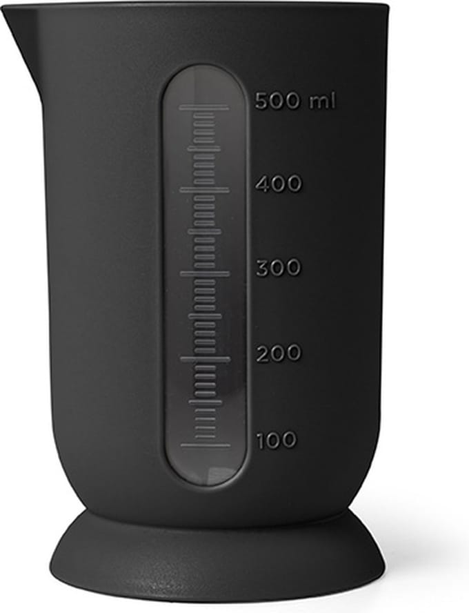 B+ Design - Maatbeker QB - 500 ml - Ø 8,7 x H 14 cm - Zwart