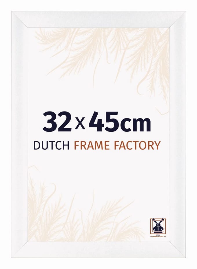 Fotolijst 32x45 cm - MDF - Wit Mat - Praag