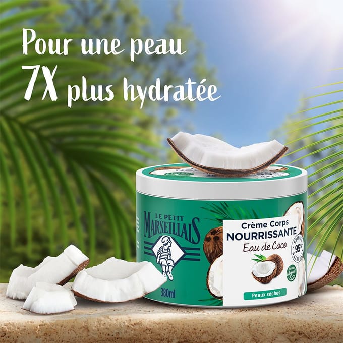Le Petit Marseillais Voedende Lichaamscrème Kokoswater 380 Crème