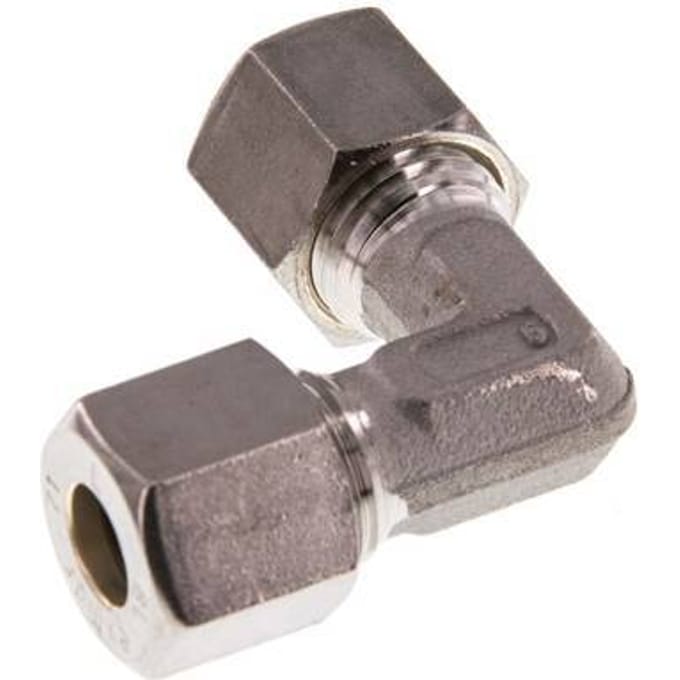 8L RVS L-Knelfitting 90 graden 315 Bar DIN 2353 - FL2E-O-ST-08-L
