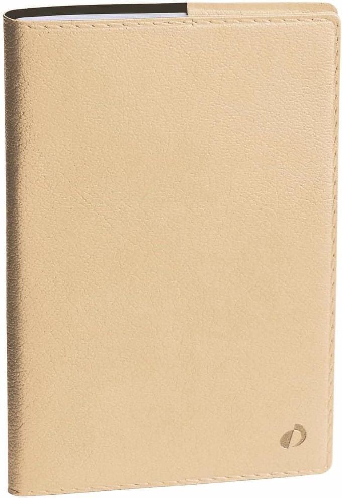 Agenda Spiral - Weekplanner Maxiweek - Dagelijkse Planning - Grote Letters - 10x15 cm - Beige