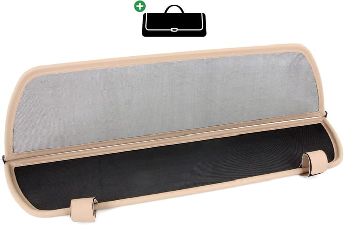 Windscherm Mercedes SL R129 | 1989-2001 | incl. luxe opbergtas | Beige