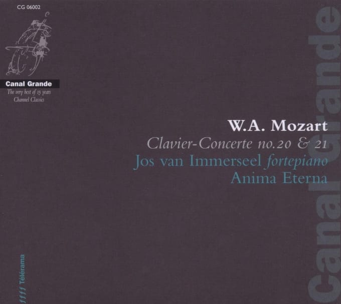 Anima Eterna Brugge & Jos Van Immerseel - Mozart: Clavier-Concerte No.20 & 21 (CD)