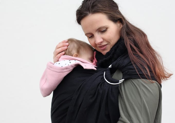 Yaro Turtle Black Ring Sling
