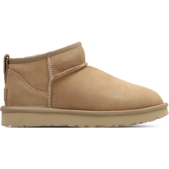 UGG® Classic Ultra Mini for Women in Tan, Size 5, Twinface/Polyester/Leather