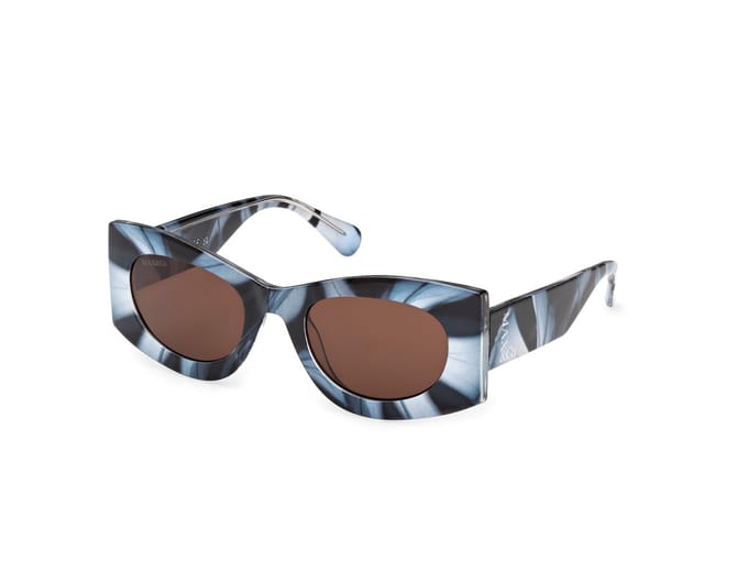 Max &co MO0131 Blue/texture 52/22/140 WOMAN Zonnebrillen