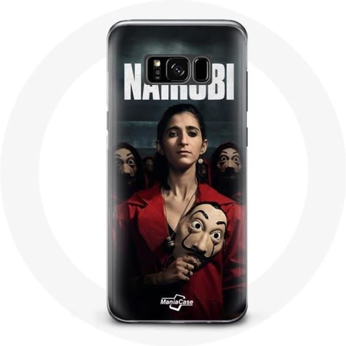 Coque pour Samsung Galaxy S8 plus La casa de papel Nairobi Saison 4