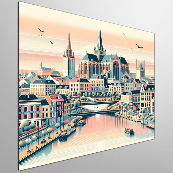 Kunstprint | Wanddecoratie | Dibond | 30 × 30 cm