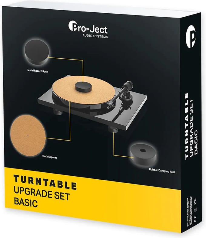 Pro-Ject Upgrade Set Basic - Verbeterde Geluidsweergave - Eenvoudige Installatie - Duurzame Kwaliteit - Zwart