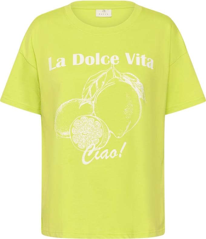 Kaffe KAchelsea T-Shirt Dames T-shirt - Wild Lime