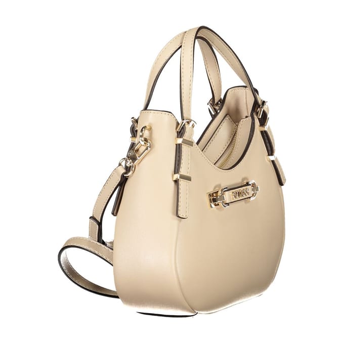 GUESS Handtas Schoudertas Lefia Small Satchel Bag Simply Taupe