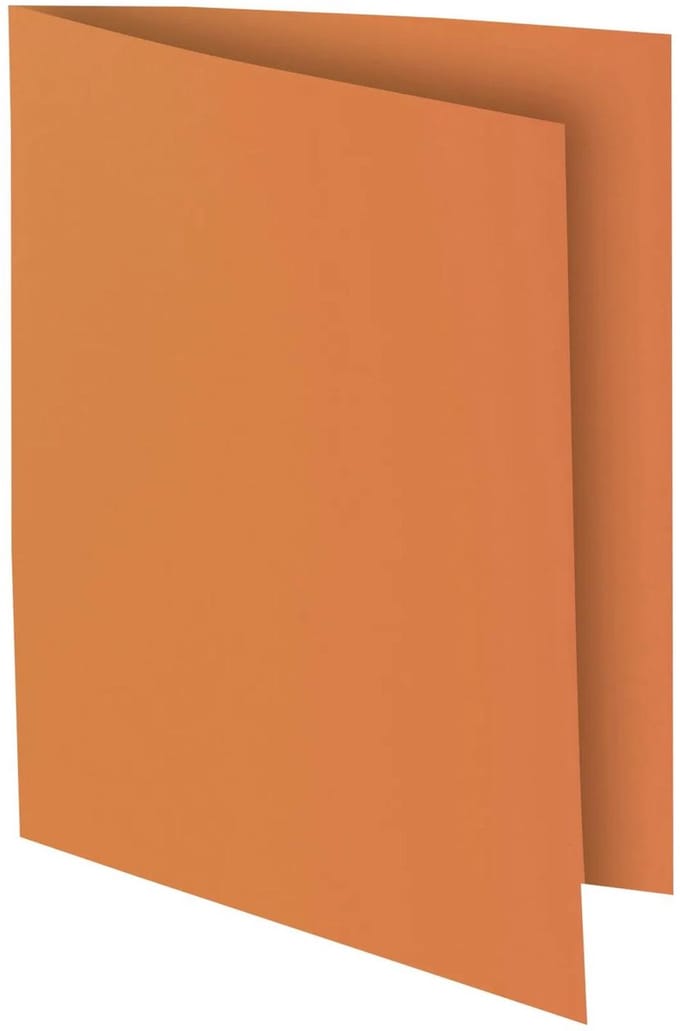 Exacompta ROCK''S 210 Pak van 100 dossiermappen 210g/m2 24x32cm voor A4. - Havana - 210014E