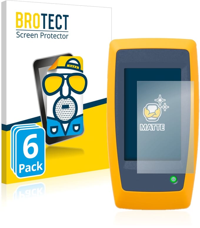 BROTECT - Screenprotector voor Fluke LinkIQ - Folie Beschermfolie matte 6 Stuks