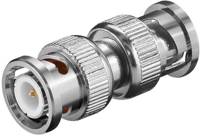BNC (m) - BNC (m) koppelstuk - 75 Ohm