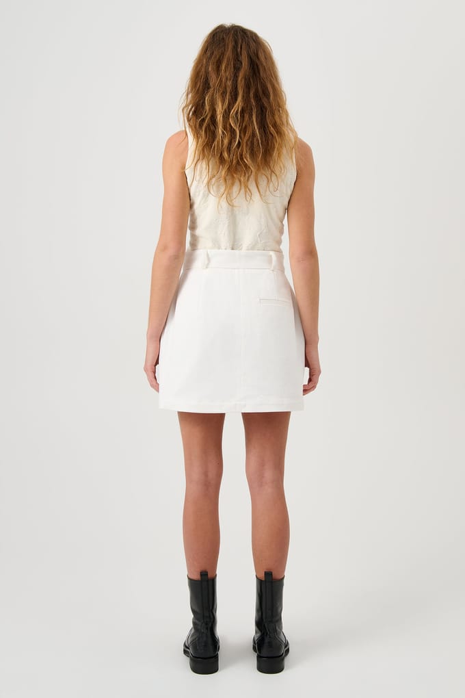 Soulland Skirt White Taglia: M/L | Minigonne Outlet | Unisex | Bianco
