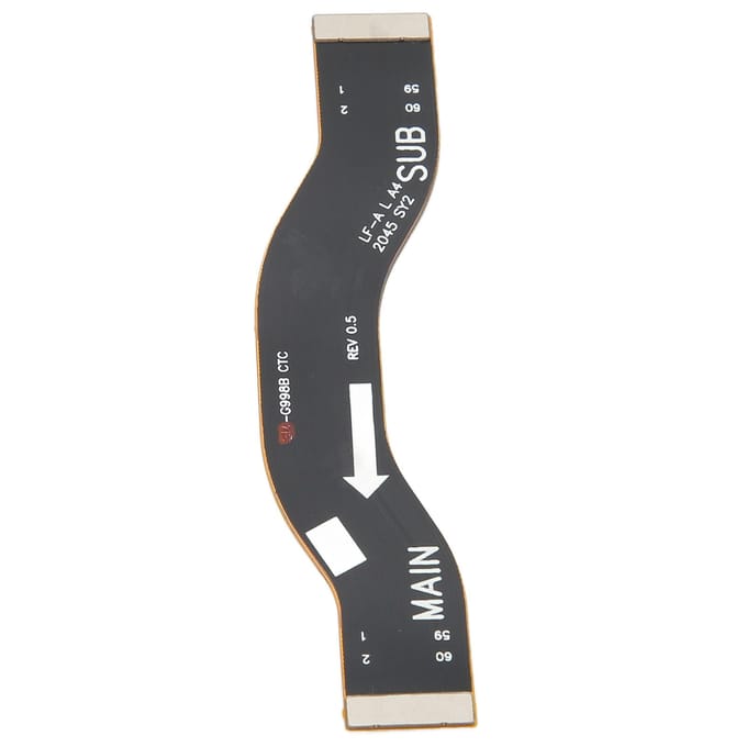 Display Connector Flexkabel FPC Moederbord Verbindingskabel voor Samsung S21 5G G998B Kabels Vervanging gray