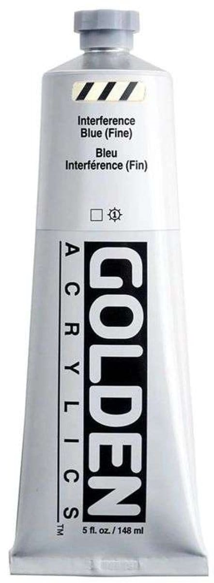 Golden Heavy Body Acrylverf Interference Blauw 148 ml