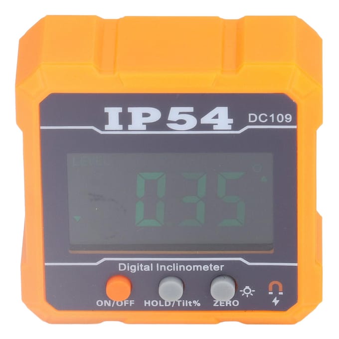 Digitale Inclinometer Automatische Uitschakeling Magnetische Waterpas Hoekzoeker Meter Gereedschap gray