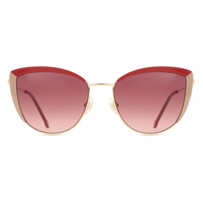 Carolina Herrera Her 0112 S 123 3x Dames Zonnebril Red Beige/58-17-145