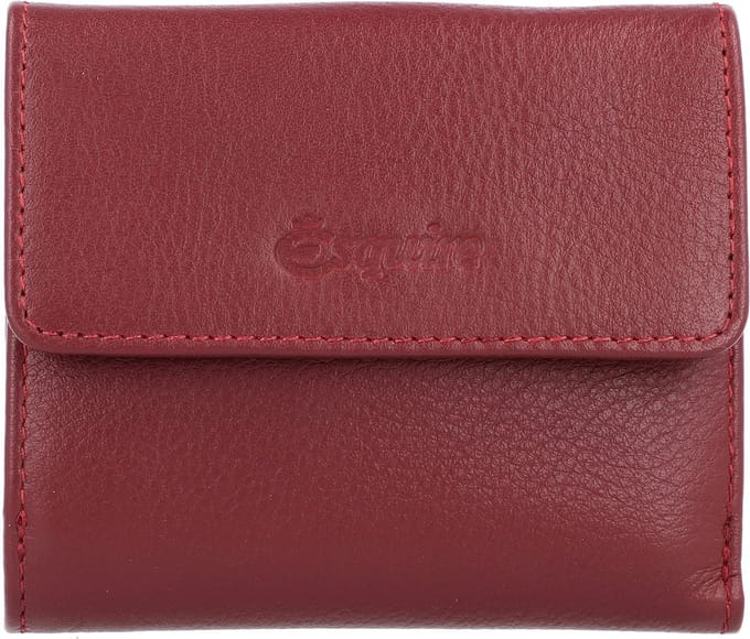 Esquire Peru Portemonnee RFID Leer 10 cm - Dames - Horizontaal - rot