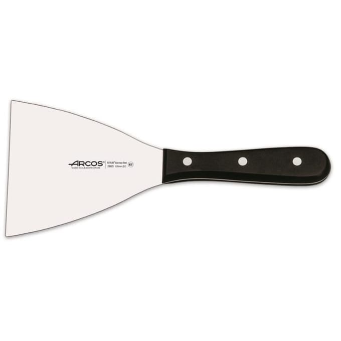 Spatule Arcos Universal 286500 acier inoxydable Nitrum, Mango Lame en polyoxyméthylène et lame 12,5 x 12 cm avec couvercle sur la