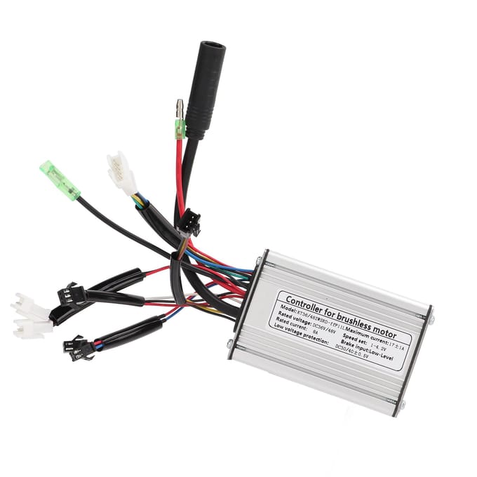 KT 17A Controller 36V 48V Motorcontroller Blokgolf met Dubbele Einden Lichtkabel SM Aansluiting voor