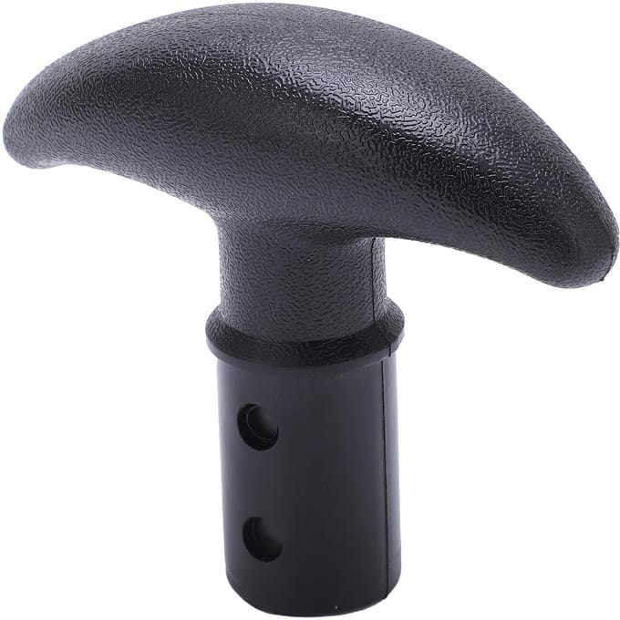 Kano Kajak Surfplank Bijboot Opblaasbare Boot Peddel T-vormig Handvat Eindstukken Accessoires zwart