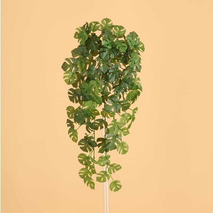 Monstera Kunst Hangplant 60cm groen