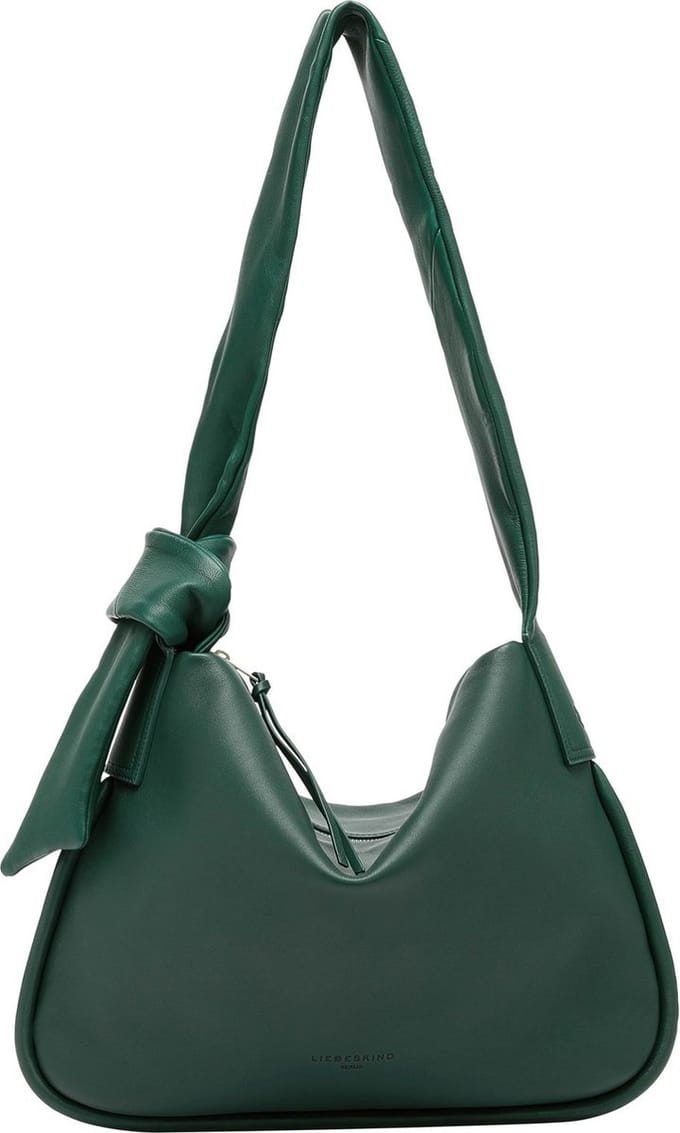 LIEBESKIND BERLIN Leren Schoudertas Erin Hobo Fairy Forest Donkergroen