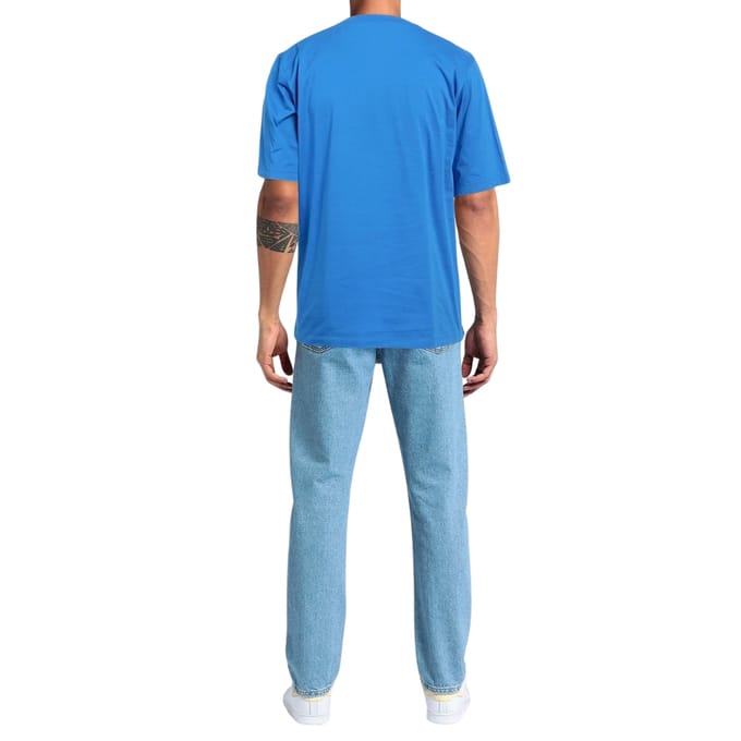 Dsquared2 Double Pipeline Masters Design Skater Fit blauw T-shirt