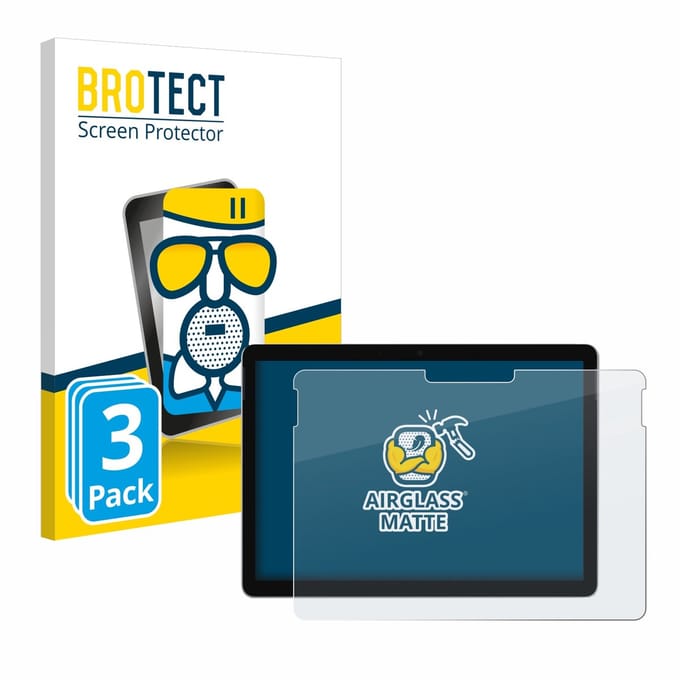 BROTECT - Screenprotector voor Microsoft Surface Go 3 - Folie Beschermfolie Beschermglas matte 3 Stuks