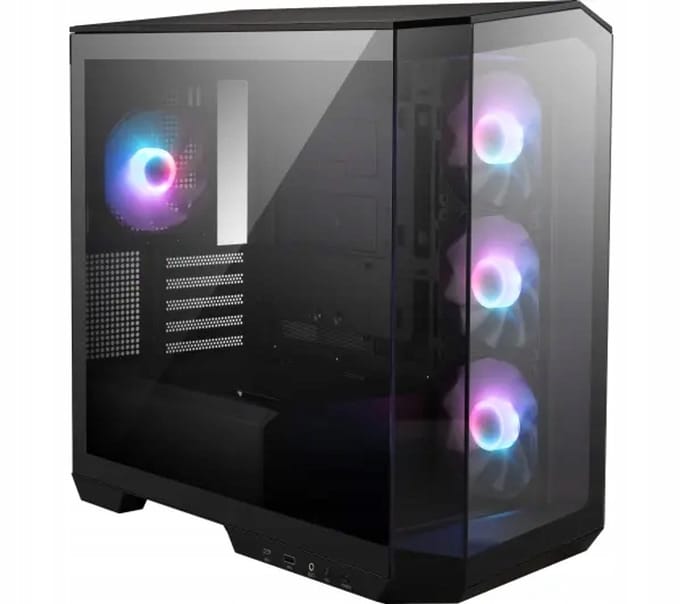 Msi Atx Midi Pc-Behuizing Voor Computermoederbord, Snelle Montage Met Venster.