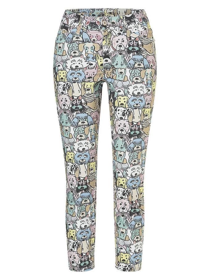 Slim Fit 7/8-jeans Van Mac multicolour