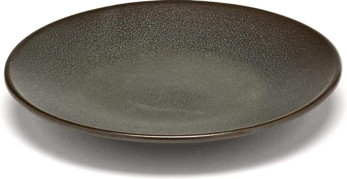 Serax Surface By Sergio Herman Expresso Schoteltje Inku Groen-Brons D 12 cm H 1.6 cm