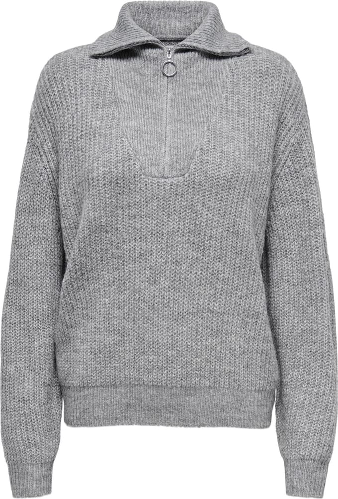 Only Baker Half-Zip Knit Sweater Dames - Maat S