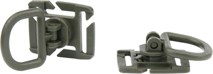 101inc MOLLE D-Ring 2 st. groen