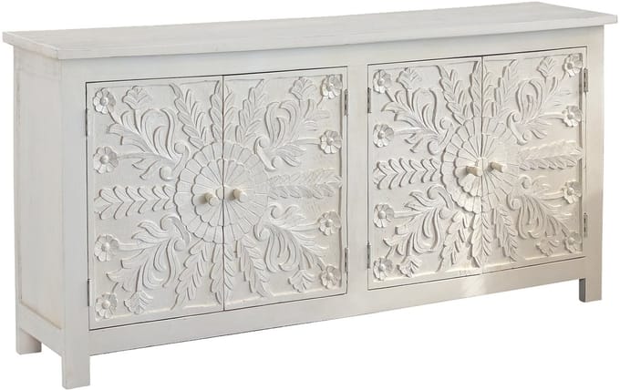 Kalhana-Dressoir - 4-deurs - CrÃ¨me