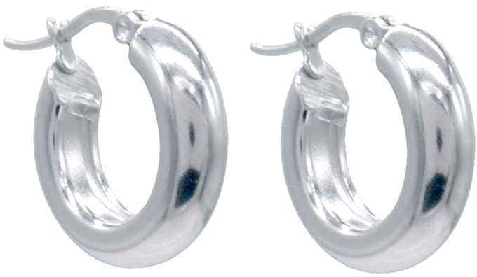 Oorringen - RVS - zilverkleurig - 20 mm - dames